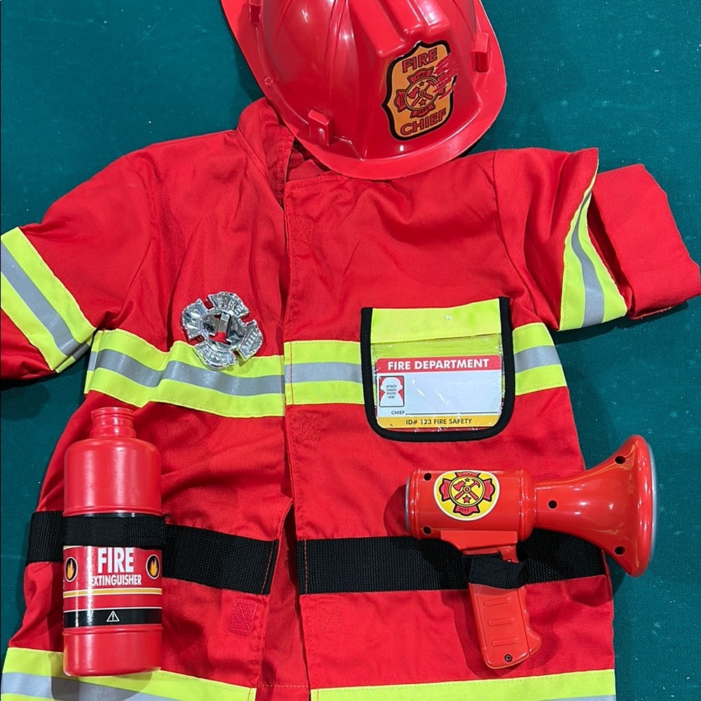 Kids Firefighter Costume Set
